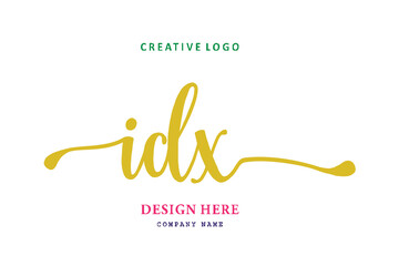 IDX lettering logo is simple, easy to understand and authoritative