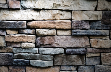 Background of modern decorative stone wall	
