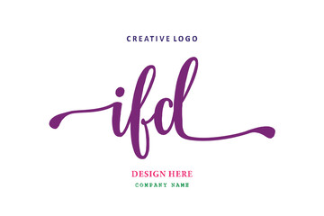 IFD lettering logo is simple, easy to understand and authoritative