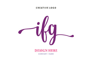 IFG lettering logo is simple, easy to understand and authoritative