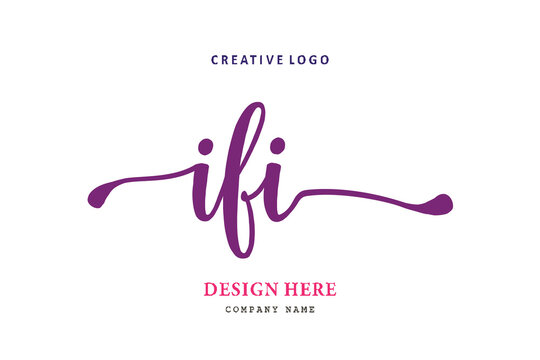 IFI lettering logo is simple, easy to understand and authoritative