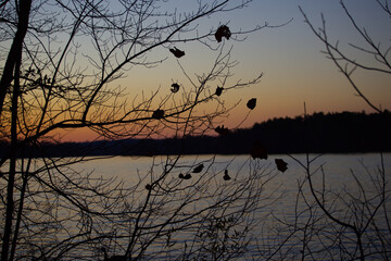 Sunset at Loch Raven Baltimore Maryland USA
