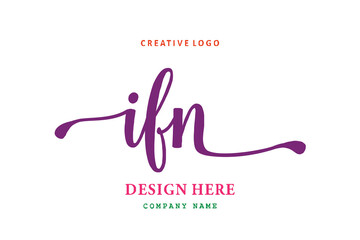 IFN lettering logo is simple, easy to understand and authoritative