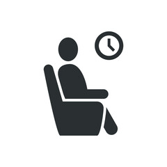 Waiting room icon
