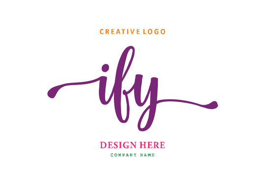 IFY lettering logo is simple, easy to understand and authoritative