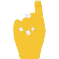 
Hand showing index finger in touching manner, touch  screen concept
