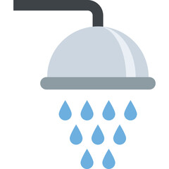 
A shower head with water spray
