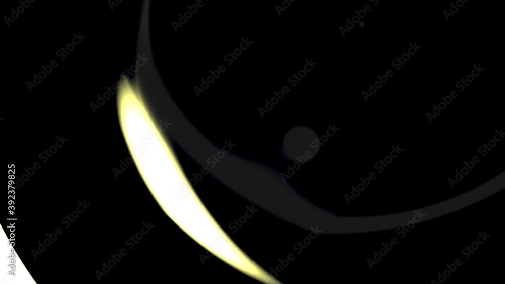 Poster moving reflection inside a lens cap soft modern tech background