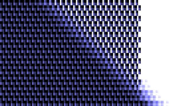 Low Resolution Moving Diagonal Transition Wipe Retro 8-Bit