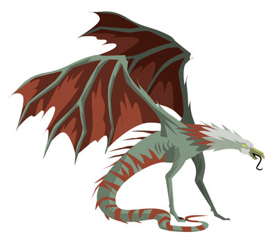 recommend clip art: cockatrice basilisk medieval dragon mythology monster