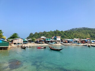 Sahlan Beach Fishing Village in Dawei Peninsula, Tanintaryi Region, Myanmar