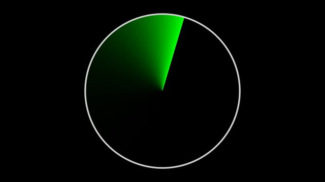 Round Circular Circle Radar Screen Scanner Scanning