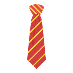 
Cloth accessory, necktie flat design icon
