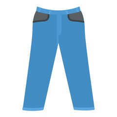 
Flat icon of t pants to pair up with dress shirt 
