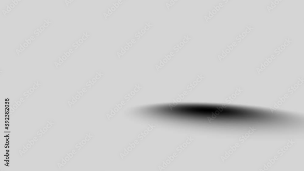 Poster moving highlight shadow rotating around on plain surface shaded