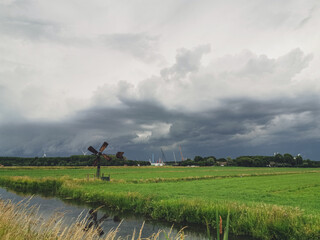 irrigation system in the field