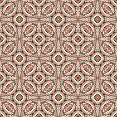 Geometric seamless pattern, ornament, abstract colorful background, fashion print, vector texture for textile, fabric, wallpaper, decoration.