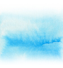 watercolor hand drawn background; blue fading brush strokes