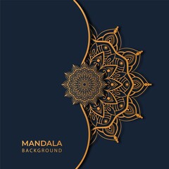 Luxury Ramadan Style Decorative mandala background with golden arabesque pattern Arabic Islamic east style. mandala. Mandala for print, poster, cover, brochure, flyer, banner