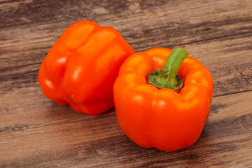 Orange sweet tasty Bell Pepper