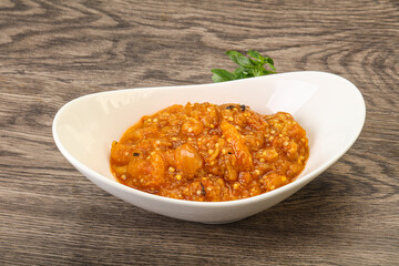 Caucasian cuisine - Mangal salad with vegetables