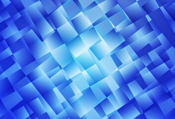 Light BLUE vector template with rhombus.