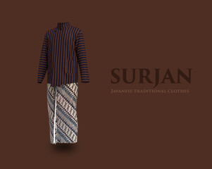 Surjan, traditional clothes of Java, Indonesia