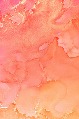 Alcohol ink art.Mixing liquid paints. Modern, abstract colorful background, wallpaper. Marble texture.Translucent colors