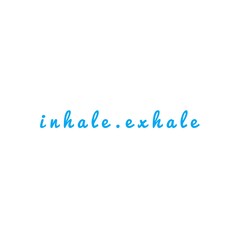 ''Inhale and exhale'' Quote Lettering for Graphic Design