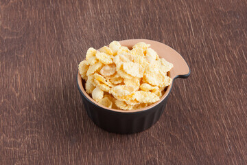 delicious cornflakes in honey glaze