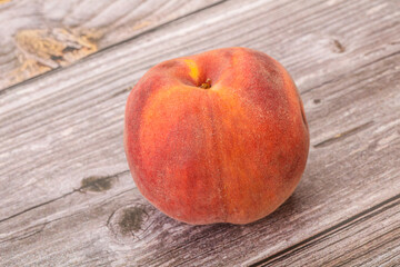Fresh ripe sweet peach fruit