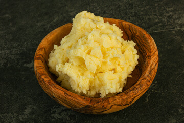 Mashed potato in the bowl