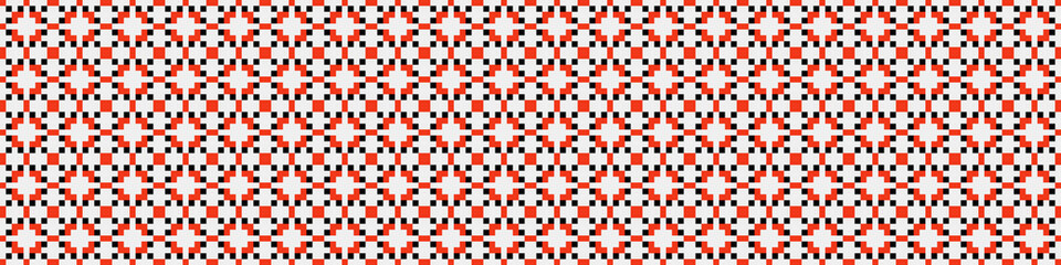 Abstract Cross Pattern Dots Logo generative computational art illustration