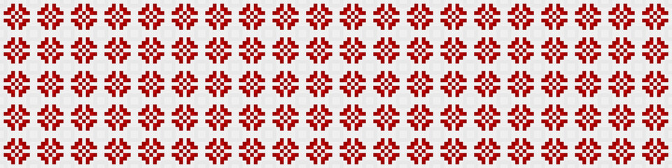 Fototapeta premium Abstract Cross Pattern Dots Logo generative computational art illustration