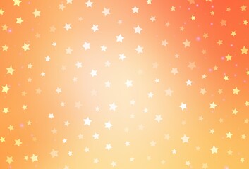 Light Orange vector backdrop in holiday style.