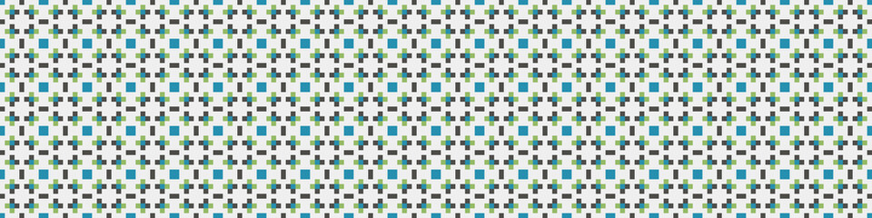 Abstract Cross Pattern Dots Logo generative computational art illustration