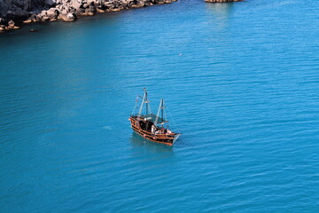 boat on the sea