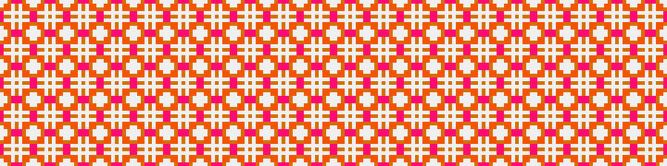 Abstract Cross Pattern Dots Logo generative computational art illustration