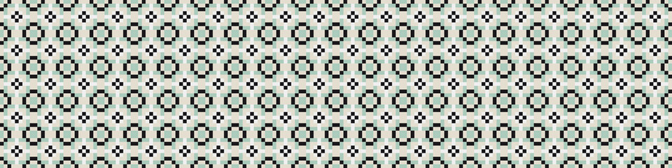 Abstract Cross Pattern Dots Logo generative computational art illustration