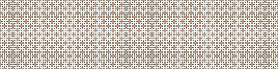 Abstract Cross Pattern Dots Logo generative computational art illustration