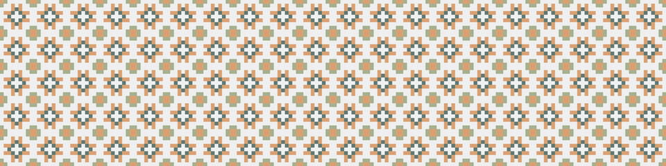 Fototapeta premium Abstract Cross Pattern Dots Logo generative computational art illustration