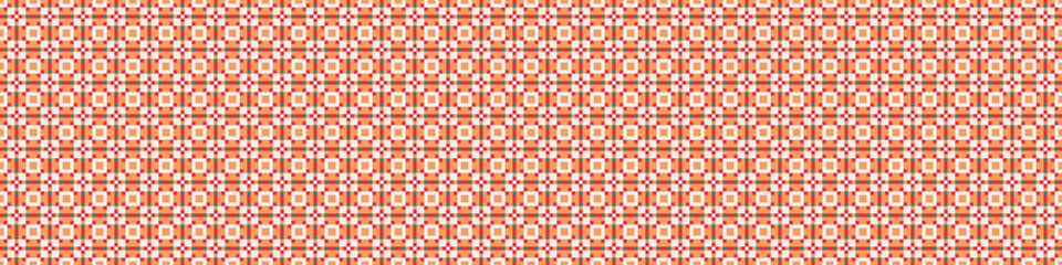 Fototapeta premium Abstract Cross Pattern Dots Logo generative computational art illustration