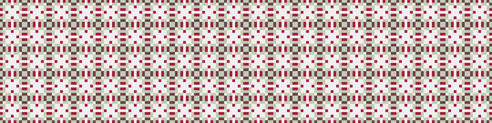 Fototapeta premium Abstract Cross Pattern Dots Logo generative computational art illustration