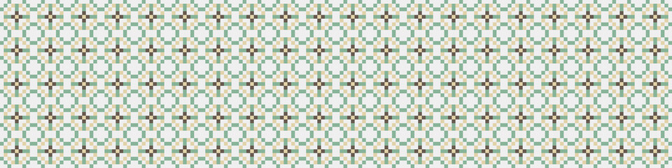 Abstract Cross Pattern Dots Logo generative computational art illustration