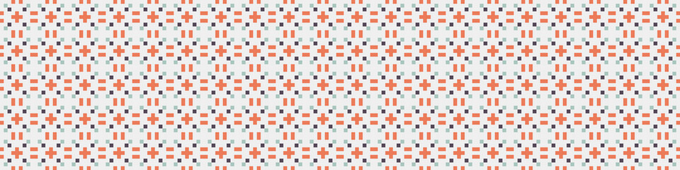 Abstract Cross Pattern Dots Logo generative computational art illustration