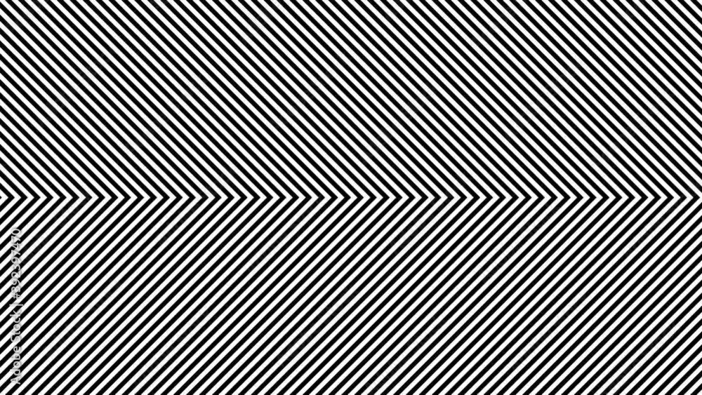 Aufkleber fine lines array grid of chevrons moving panning horizontally mask