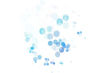 Light BLUE vector texture with disks.