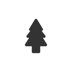 Tree icon isolated on white background. Christmas symbol modern, simple, vector, icon for website design, mobile app, ui. Vector Illustration