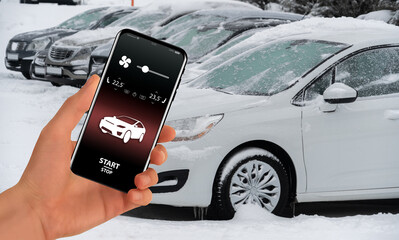 Application for remote engine start and car warm-up	

