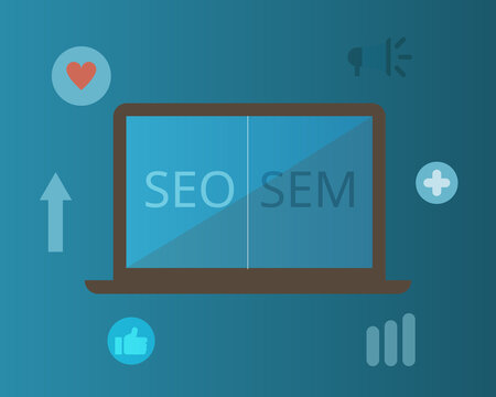 SEO and SEM for getting top rank in search engine